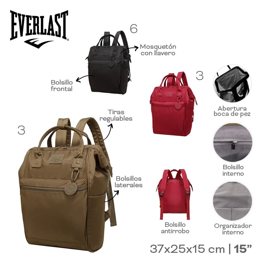 Mochila Everlast 22737