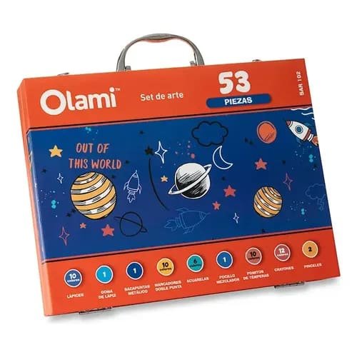 VALIJA DE 53 PIEZAS OLAMI