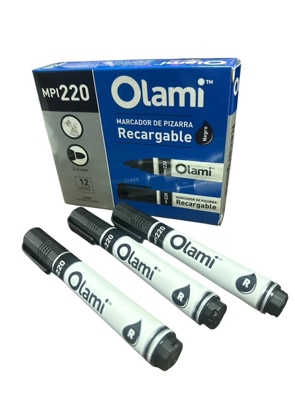 MARCADOR PIZARRA NEGRO OLAMI X1