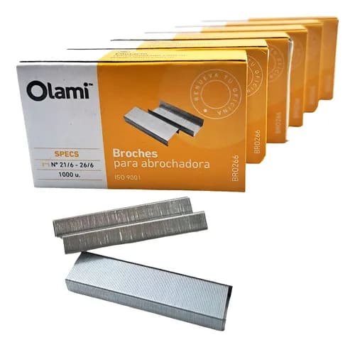 BROCHES N26/6 X10 CAJITAS OLAMI
