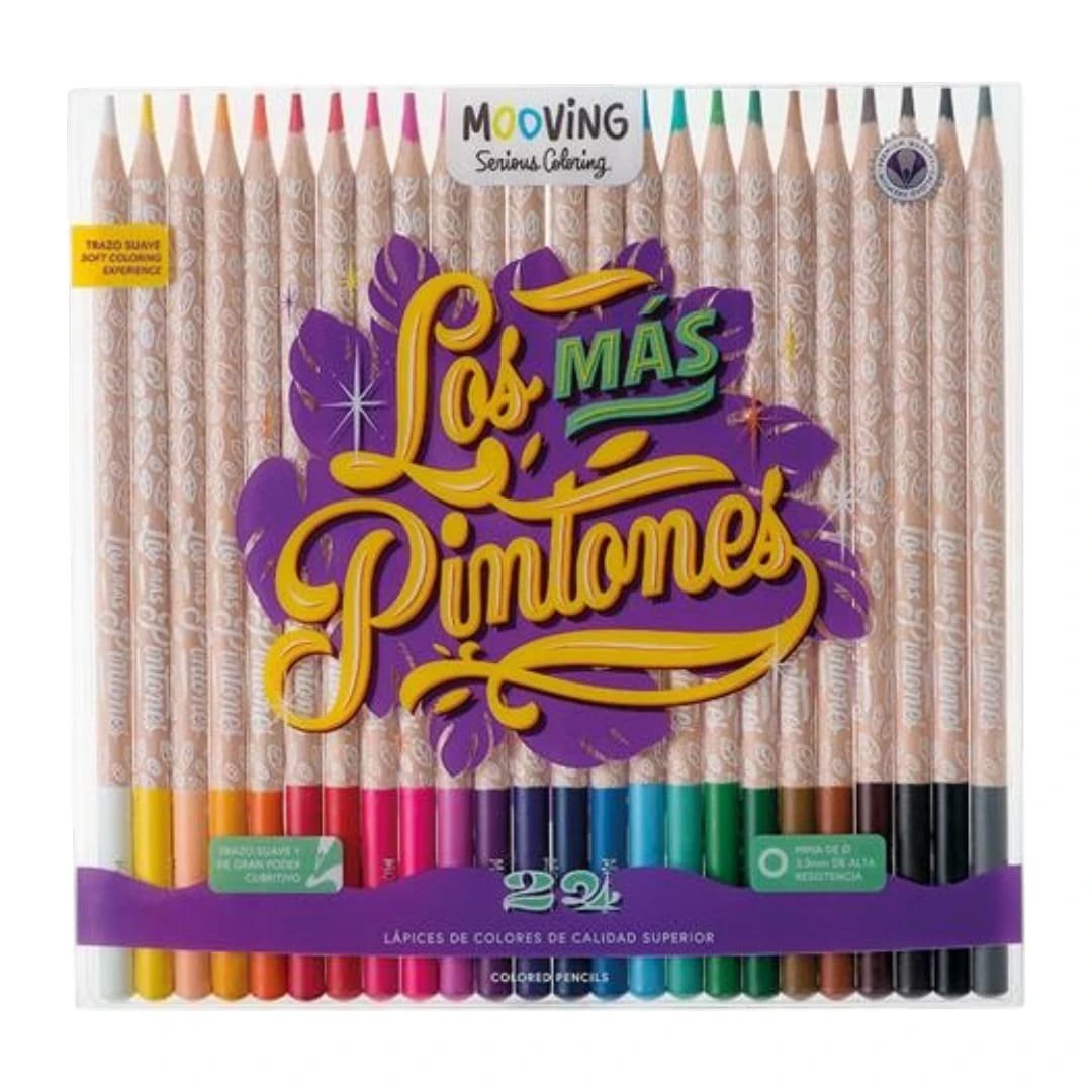 Lápices De Colores Mooving x24