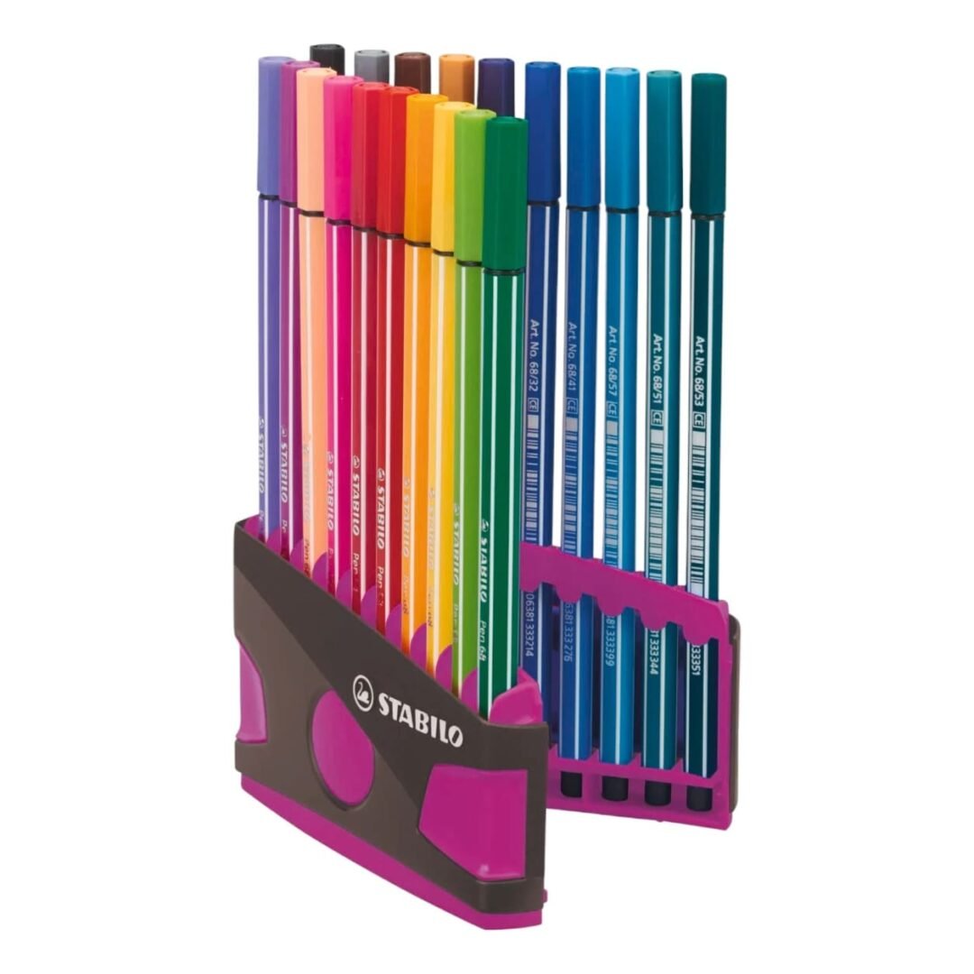 Marcadores Microfibras De Colores Acuarelables Stabilo x20
