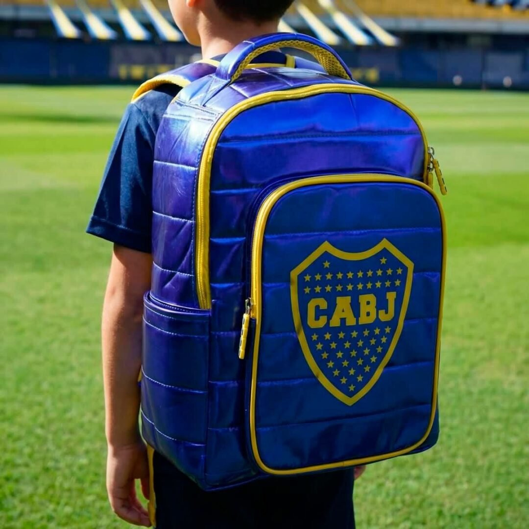 Mochila Boca Jr. 16" espalda CRESKO