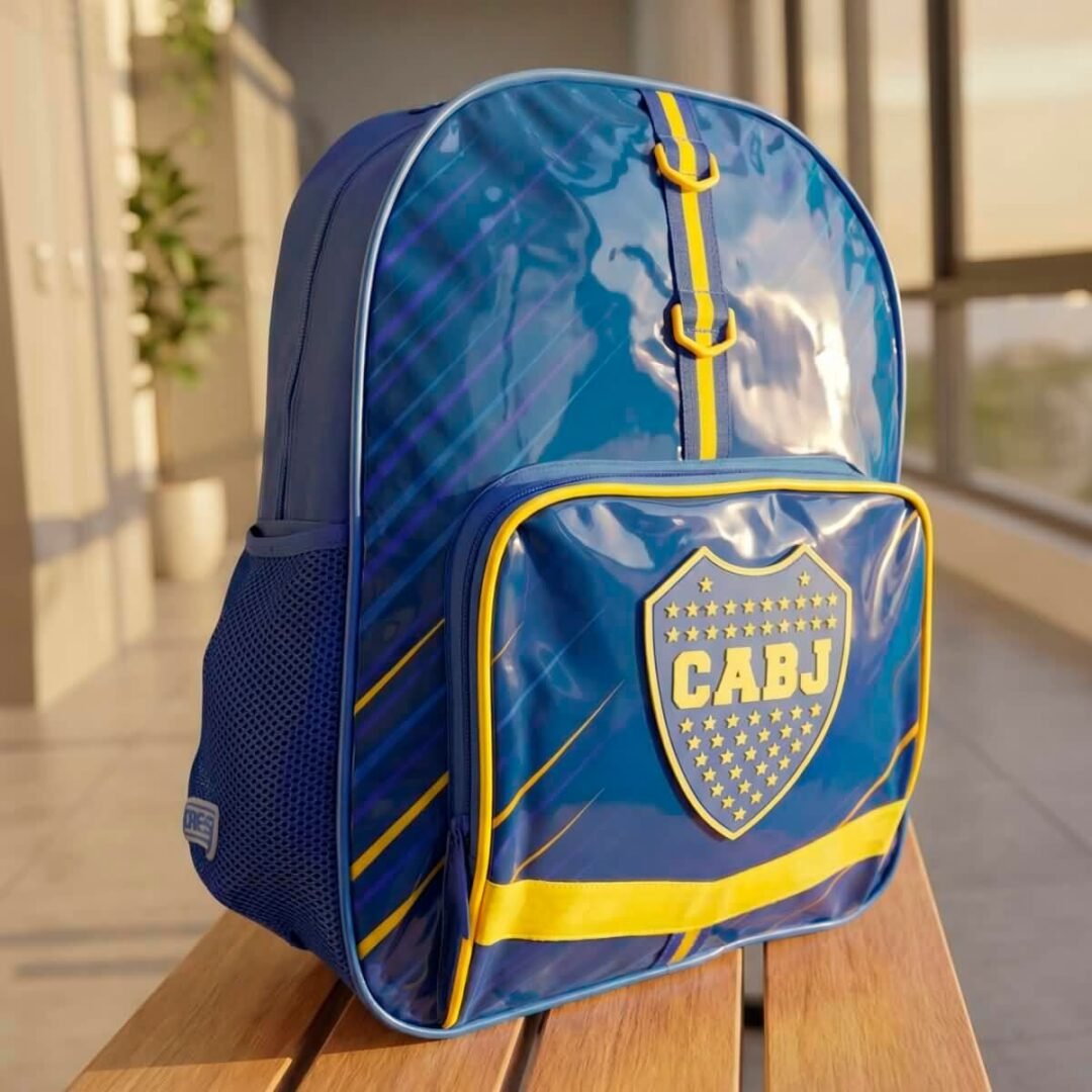 Mochila Boca Jr. 18" espalda CRESKO