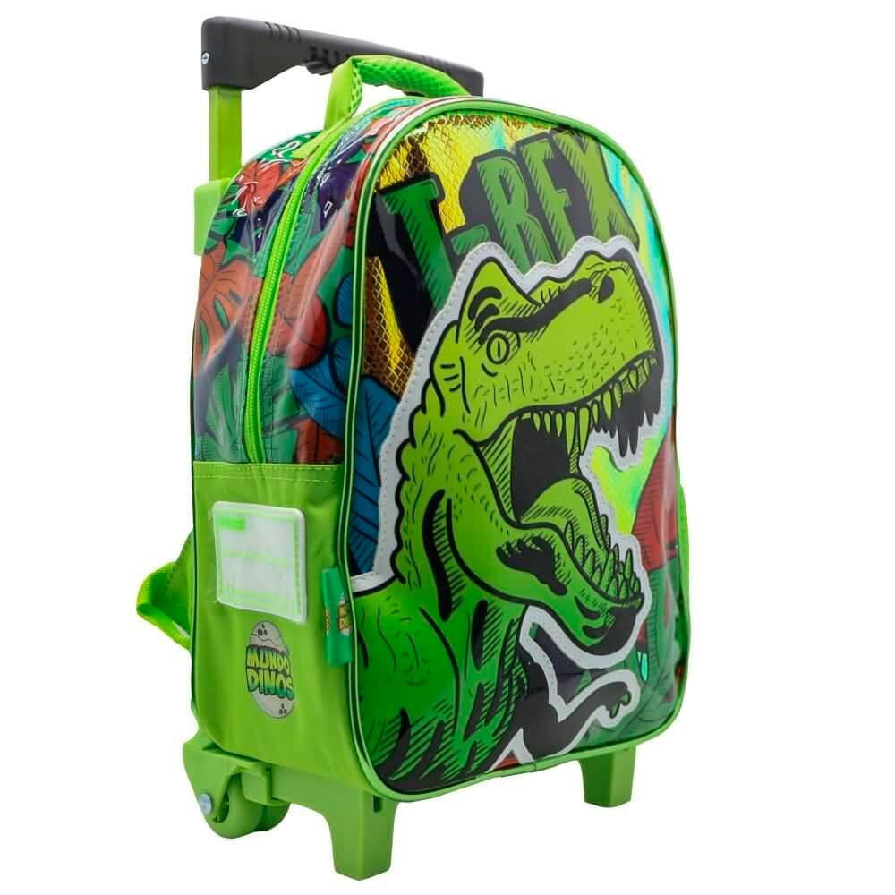 Mochila Mundo Dinos 12" c/carro