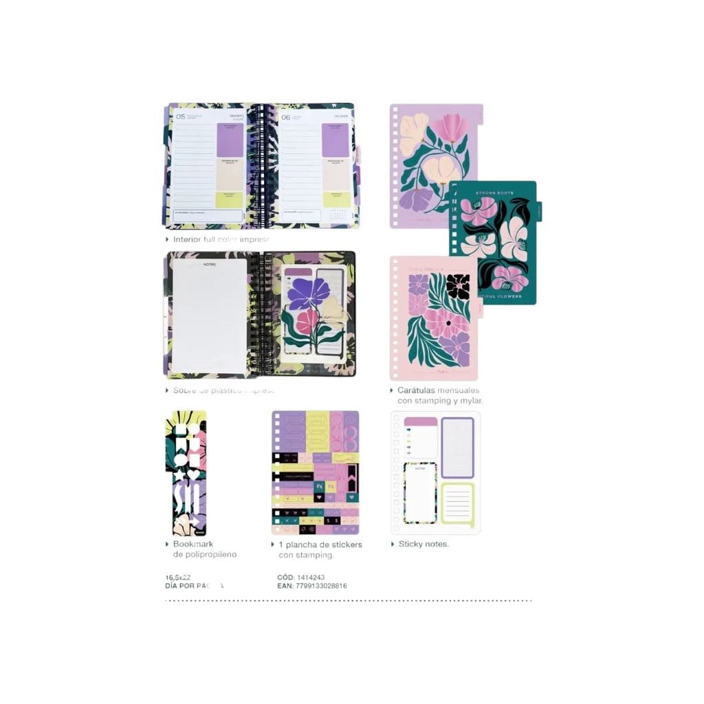 AGENDA 2026 GARDEN 16.5X22 DXP MOOVING