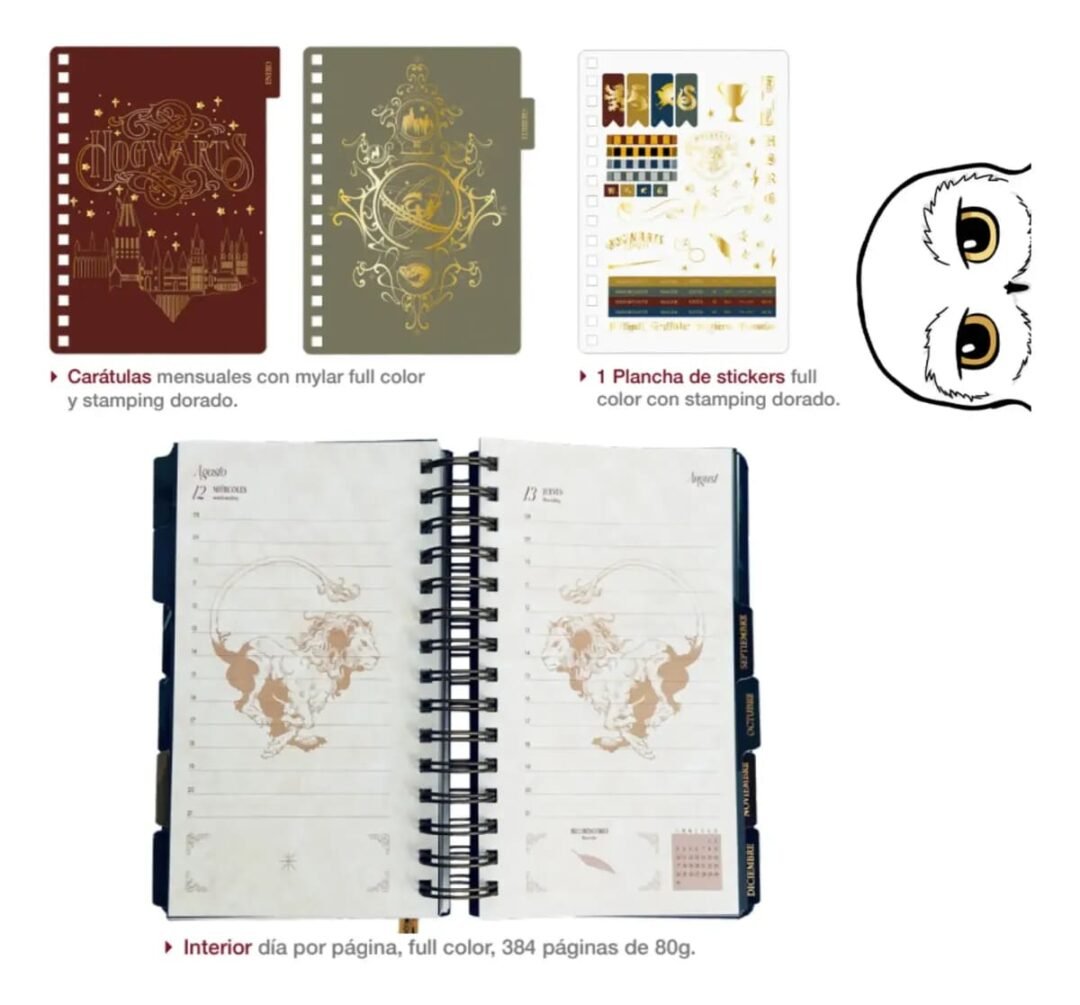 AGENDA 2026 HARRY POTTER DXP 14X20 MOOVING
