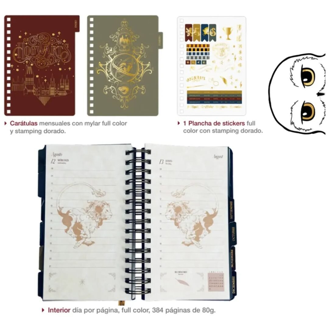 AGENDA 2026 HARRY POTTER DXP 14X20 MOOVING