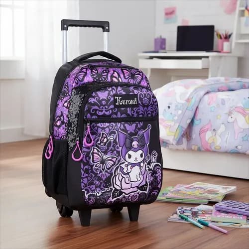 MOCHILA KUROMI C/CARRO 18 WABRO