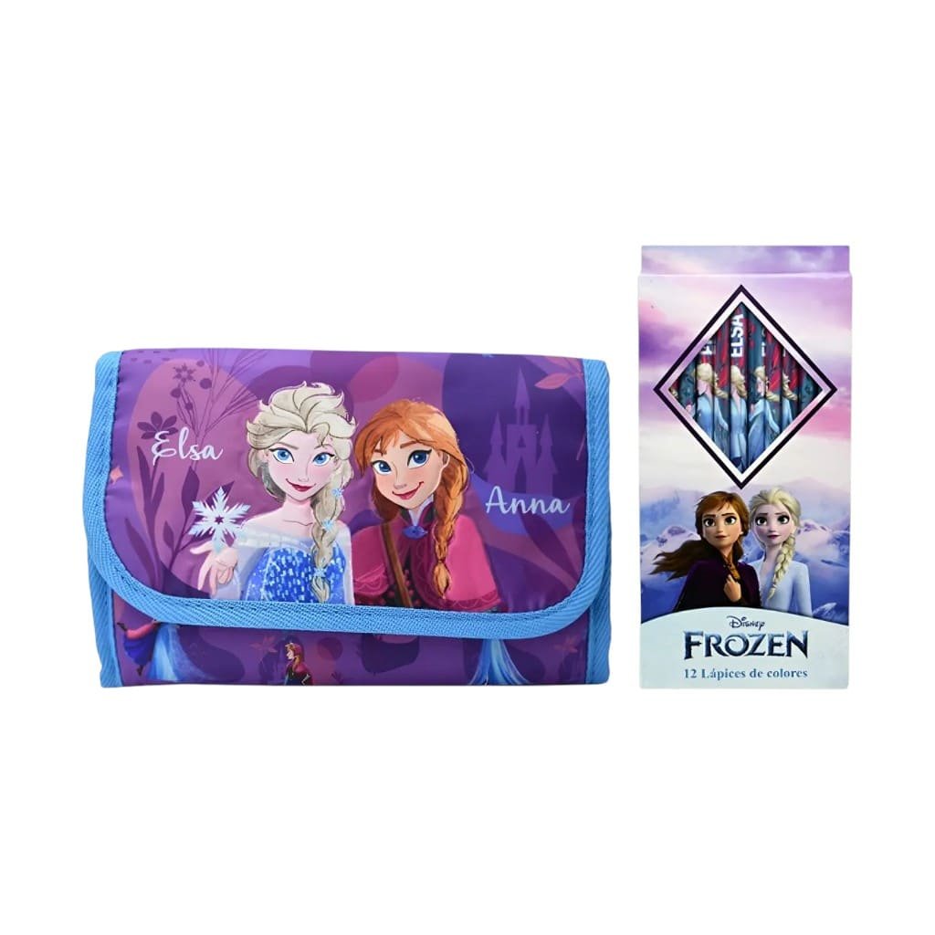 CARTUCHERA DESPLEGABLE FROZEN CRESKO FA390