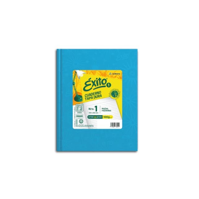 CUADERNO CELESTE 48HJS RAYADO E1 UNIVERSO EXITO