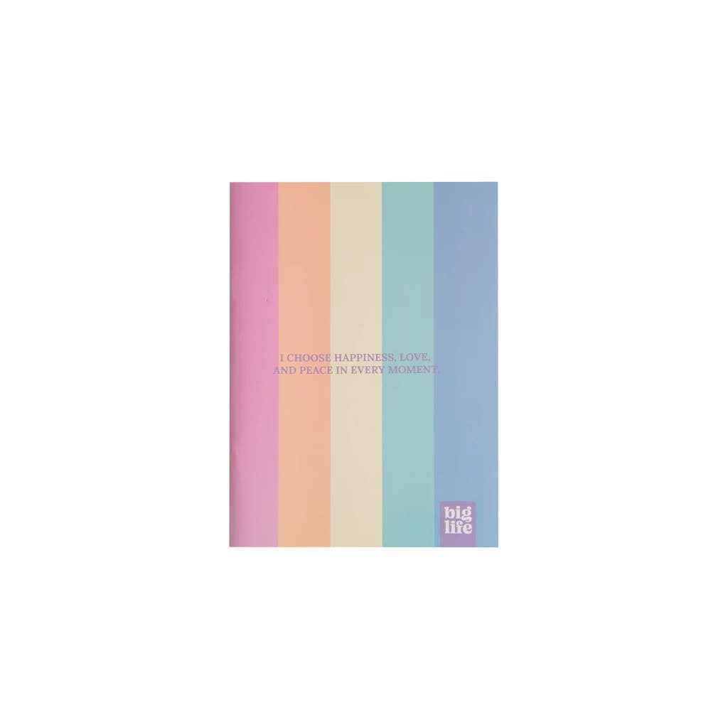 CUADERNO APROCHADO PASTEL 2 48HJS RAYADO BIG LIFE