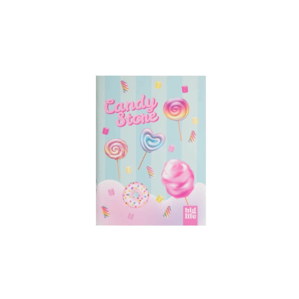 CUADERNO ABROCHADO SWEET 48HJS RAYADO BIG LIFE