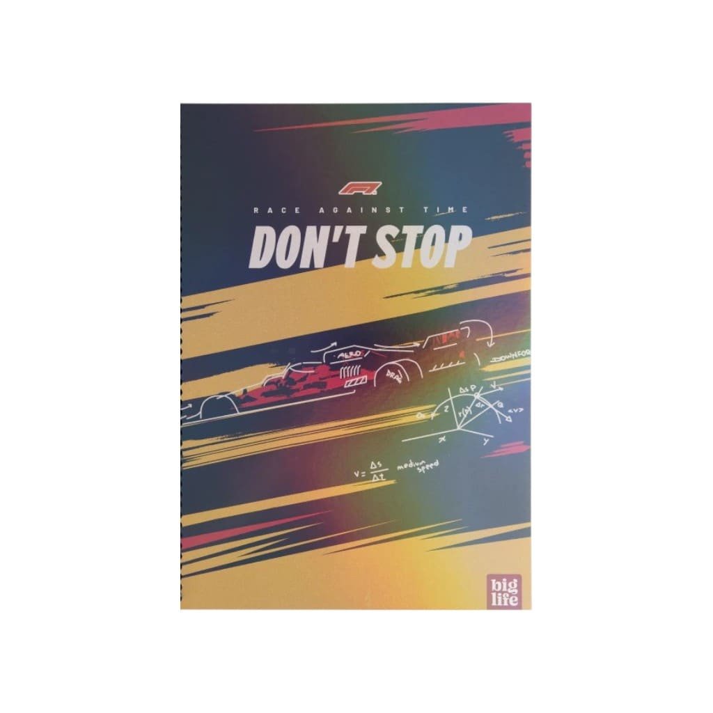 CUADERNO ABROCHADO RACER 48HJS RAYADO BIG LIFE