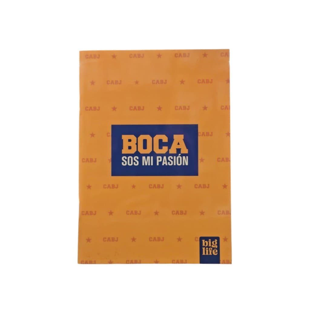CUADERNO ABROCHADO BOCA JUNIORS 1 RAYADO 48HJS BIG LIFE