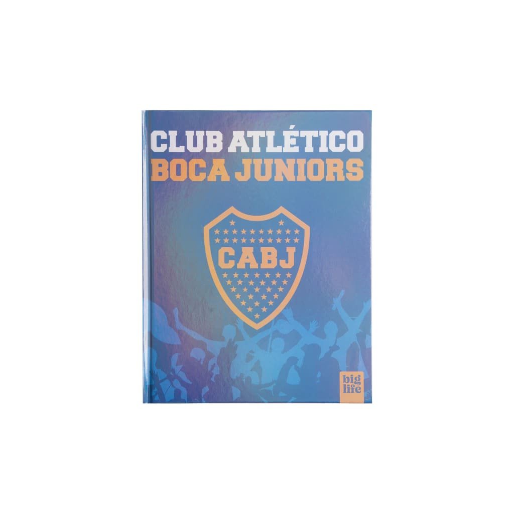 CUADERNO ABROCHADO BOCA JUNIORS 48HJS RAYADO BIG LIFE