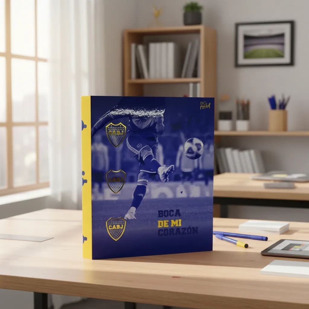 7799165001160 CARPETA A4 BOCA JUNIORS PPR