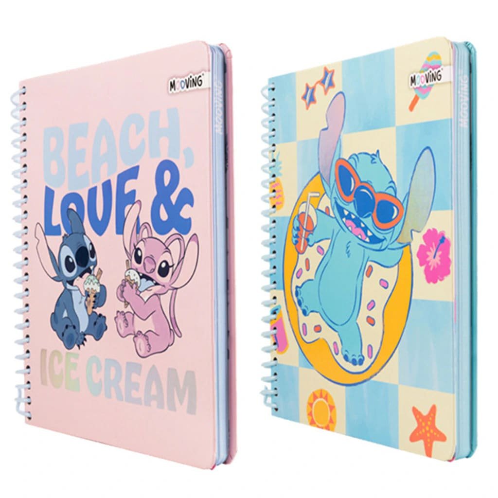 Cuaderno Premium 1/2 oficio stitch 96 hjs rayado moovin