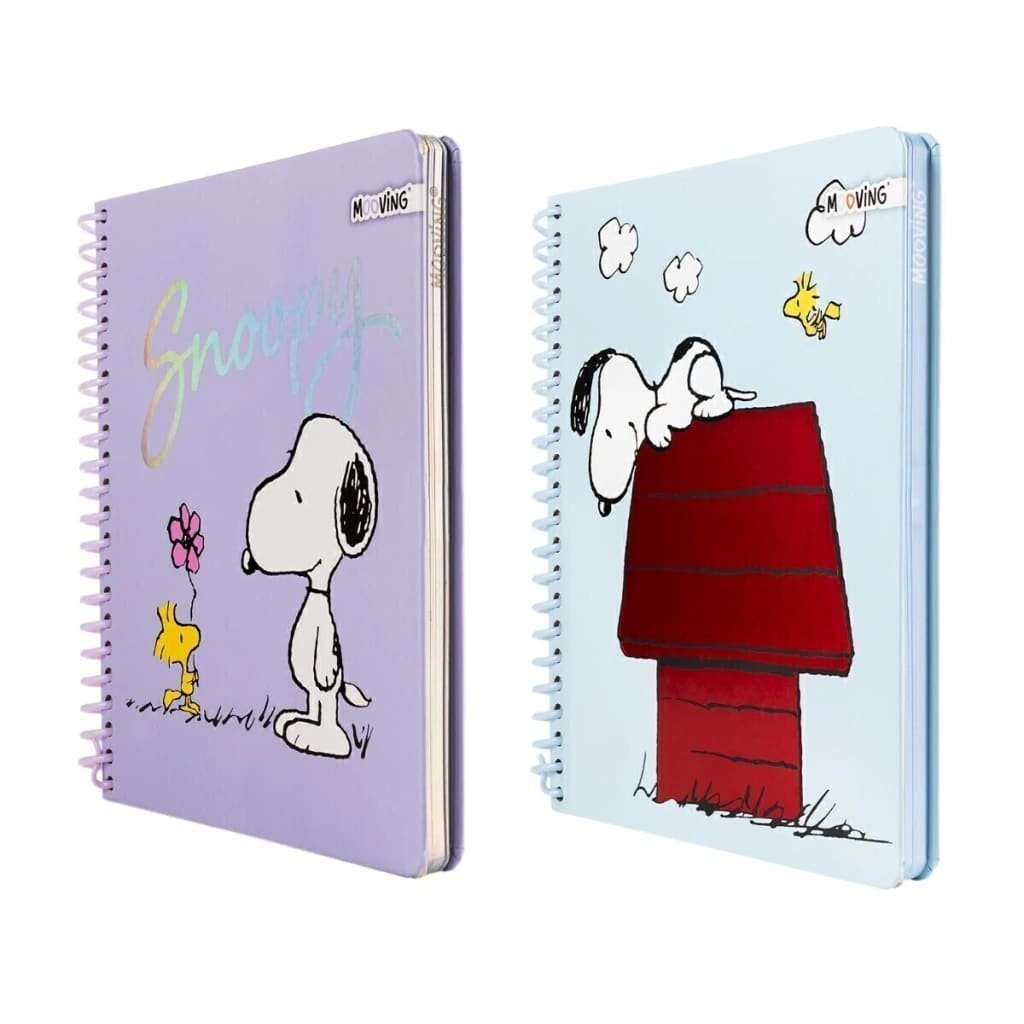 Cuaderno Premium 1/2 oficio snoopy 96HJS RAYADO MOOVING