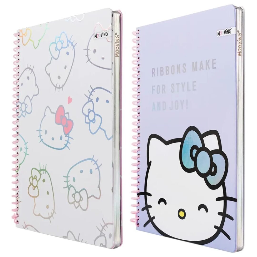 Cuaderno Premium carta hello kitty 96HJS RAYADO MOOVING