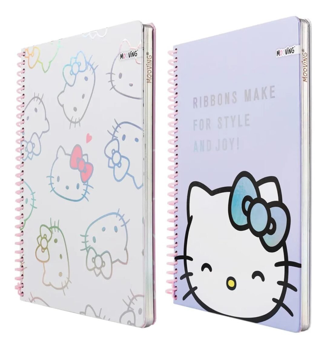 Cuaderno Premium carta hello kitty 96HJS RAYADO MOOVING
