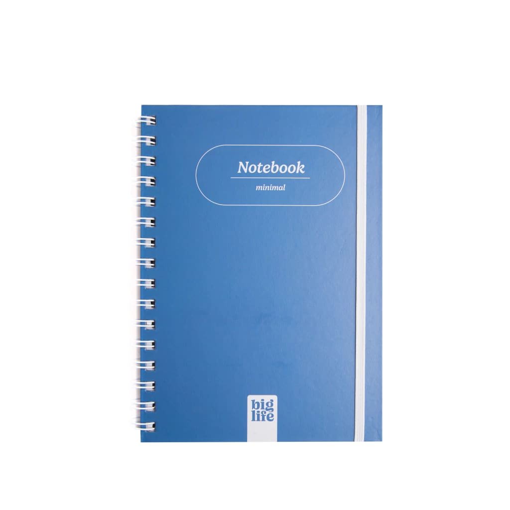 7799165013521 CUADERNO ESPIRAL MINIMAL 144HJS RAYADO BIG LIFE