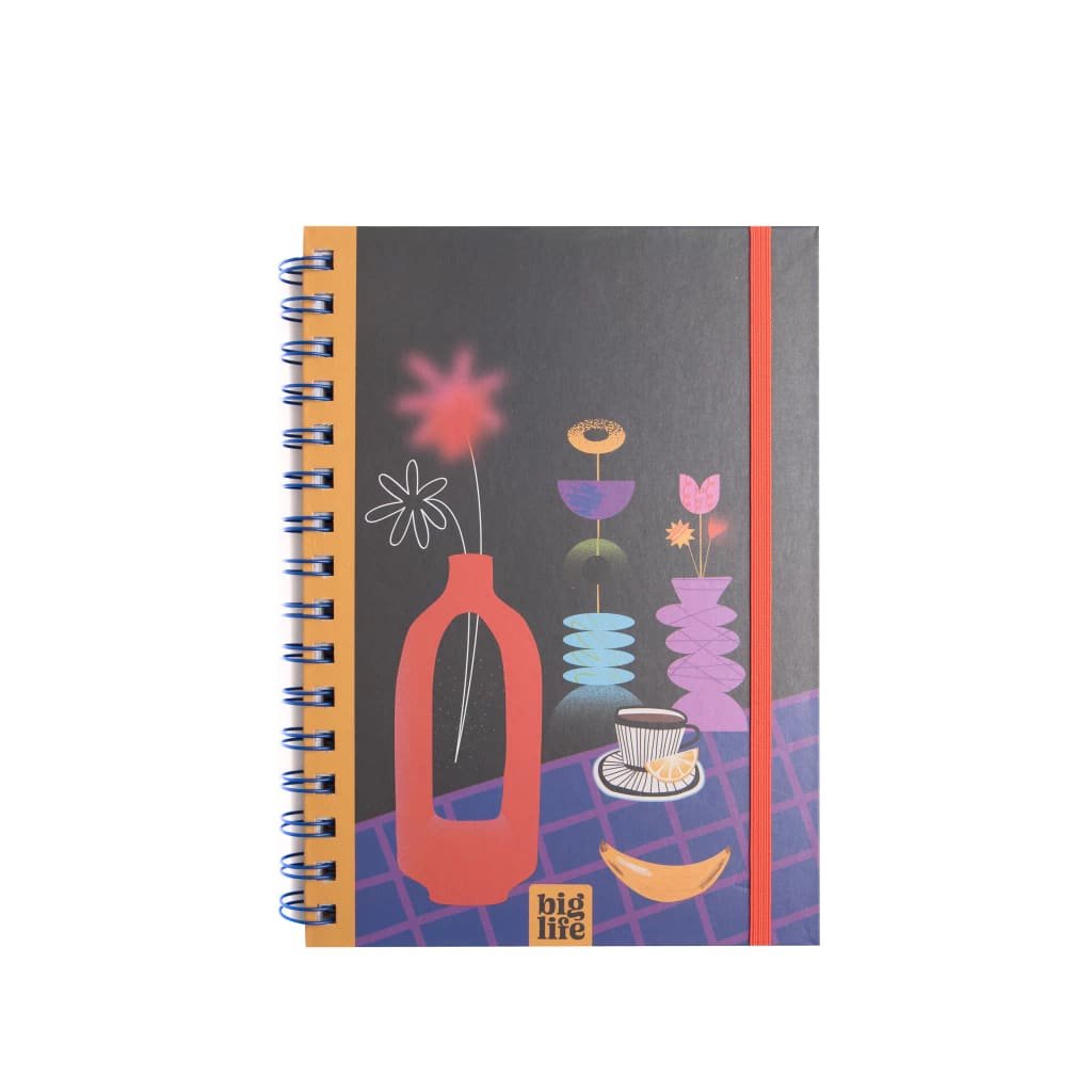 7799165013583 CUADERNO ESPIRAL DECO 144HJS RAYADO BIG LIFE