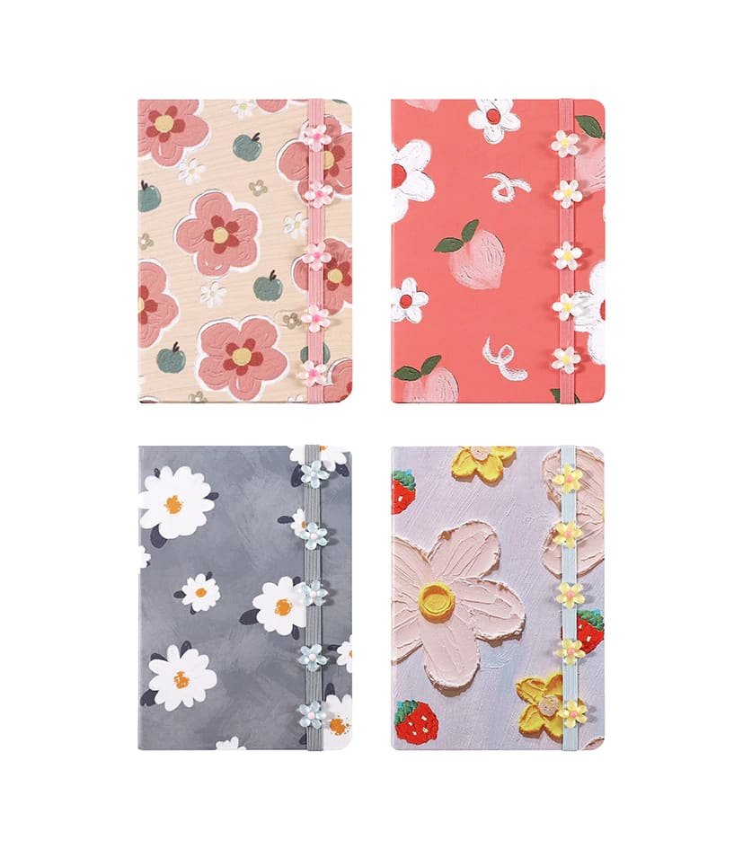 LIBRETA FLORES T/D A65 96HJS RAYADO MULTIPAPER