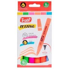 Resaltadores De Colores Texting Trabi x6