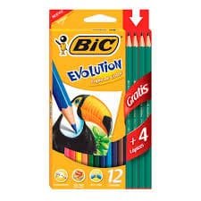 Lapices De Colores Bic 12+4