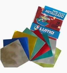 PAPEL GLACE METALIZADO