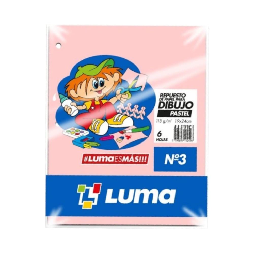 REPUESTO HOJA N3 PASTEL LUMA
