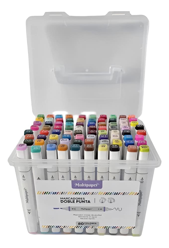 Marcador mp doble punta tinta perman.x80