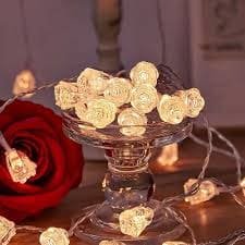 luz navidad 28 led calida rosa