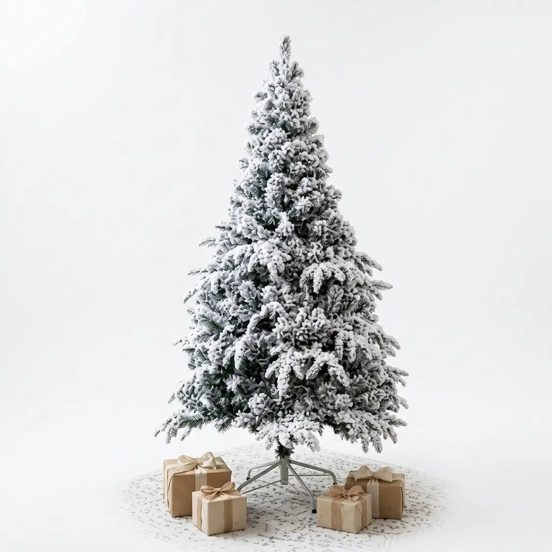 ARBOL NAVIDAD NEVADO 720 RAMAS 180CM