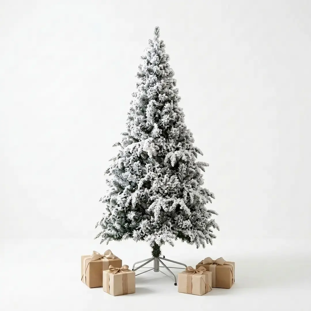 210cm ARBOL NAVIDAD NEVADO 1100 RAMAS 210CM