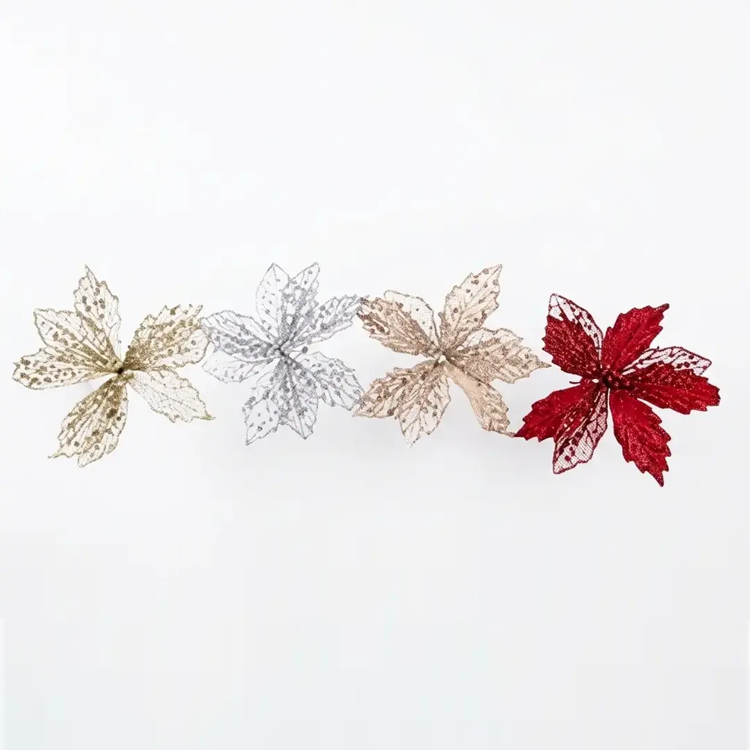 FLOR NAVIDEÑA SURTIDO 15X22CM