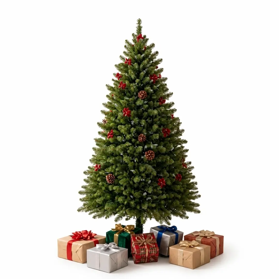 f180cm ARBOL NAVIDAD C/FRUTOS 650 RAMAS 180CM