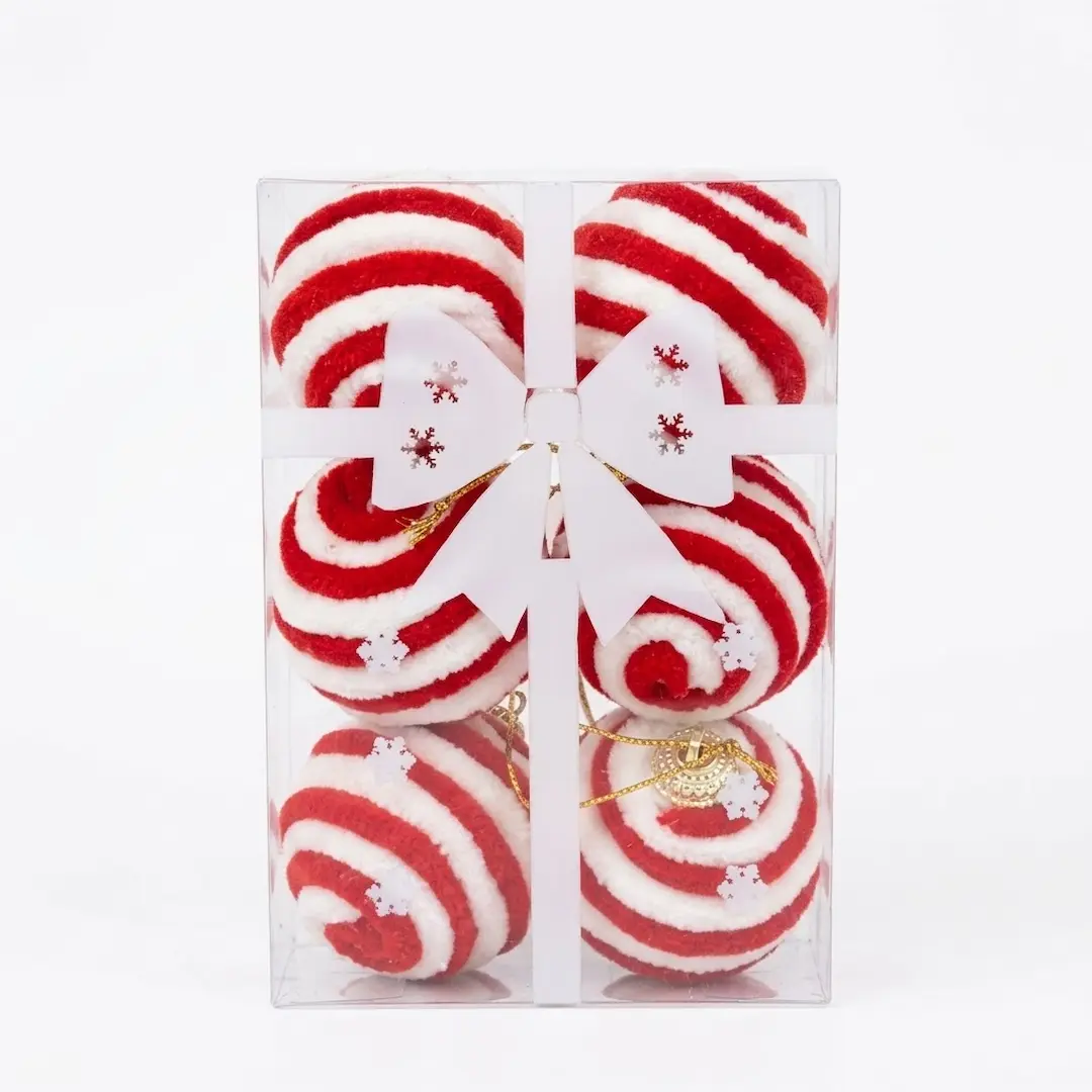 ADORNO NAVIDAD BOLA X6 5CM