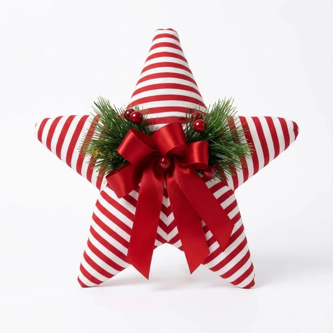 ADORNO NAVIDAD PUNTAL ESTRELLA 30CM