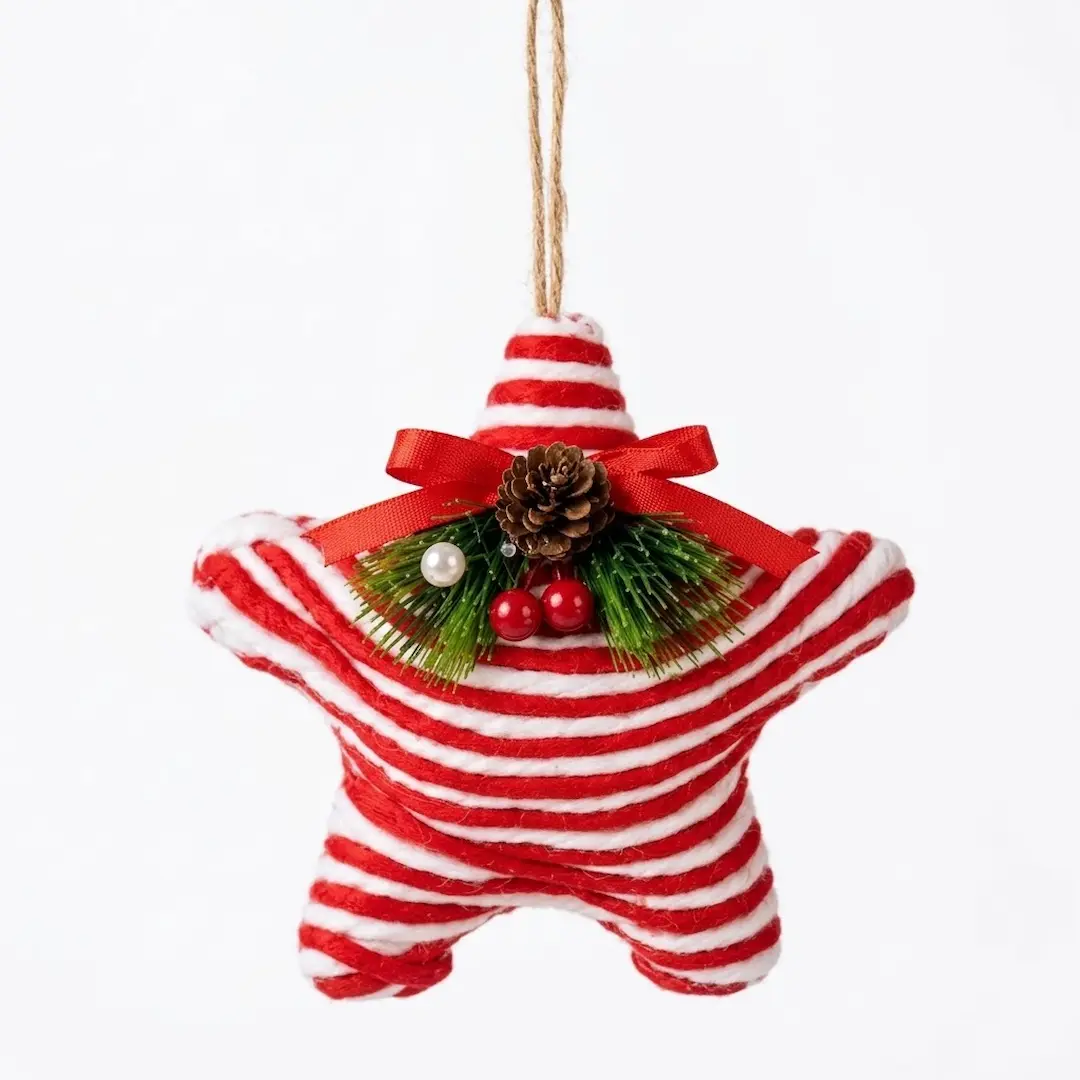 ADORNO NAVIDAD ESTRELLA 15CM