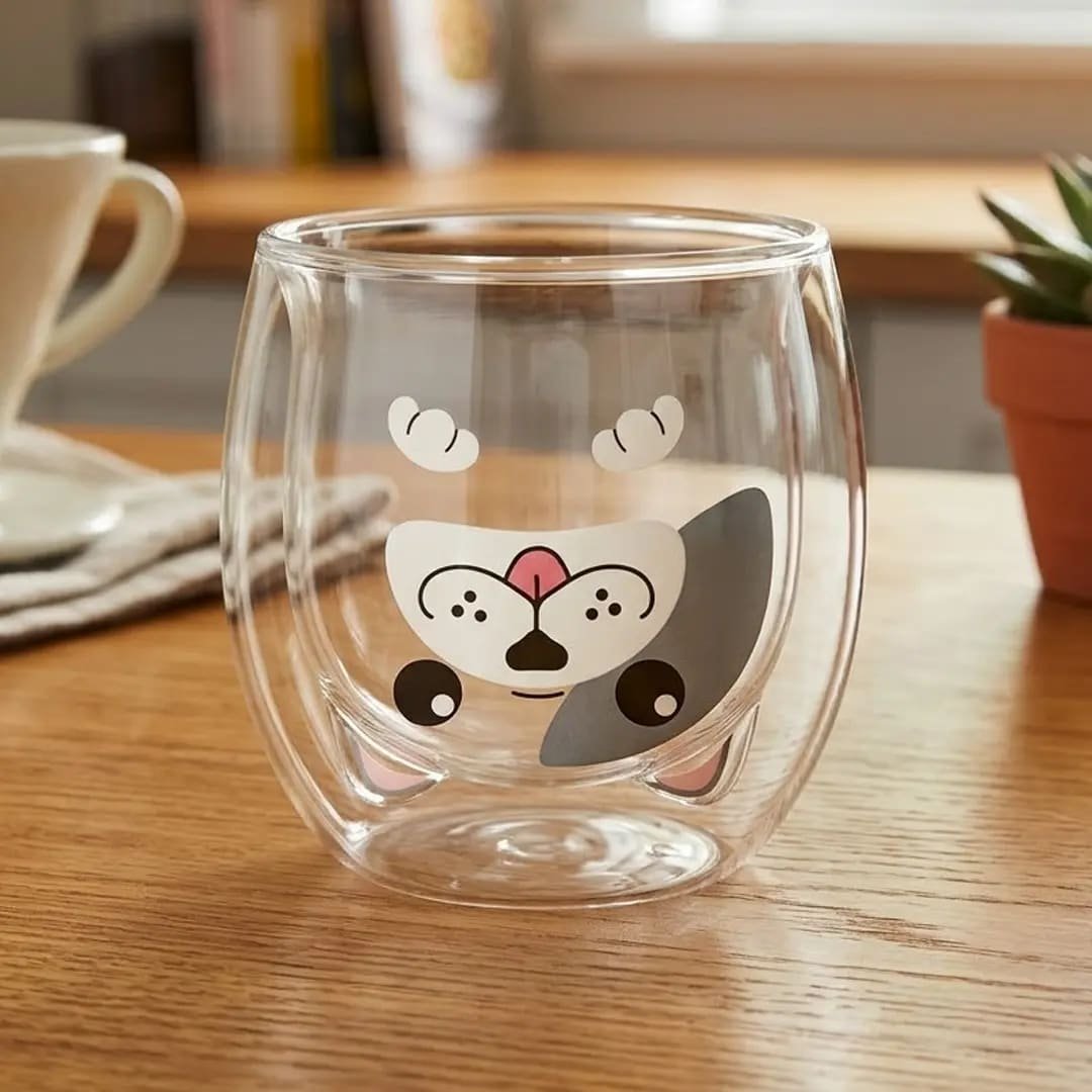 Taza Doble Vidrio 280ml