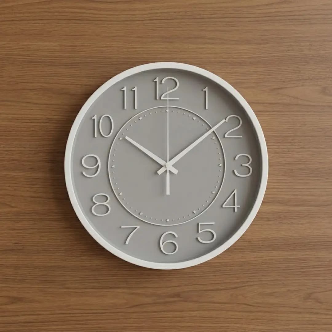25CM RELOJ PARED PLASTICO