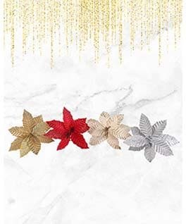 28X20CM FLOR NAVIDEÑA SURT