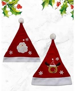 40X28CM GORRO NAVIDEÑO SURT