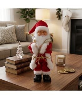 33CM MUÑECO PAPA NOEL MUSICAL