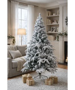 7790780142580 180CM ARBOL NAVIDAD NEVADO 720 RAMAS