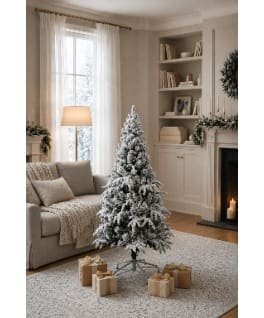 7790780142566 120CM ARBOL NADIVDAD NEVADO 260RAMAS