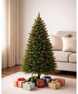 7790780141491 180CM ARBOL NAVIDAD C/FRUTOS 650RAMAS