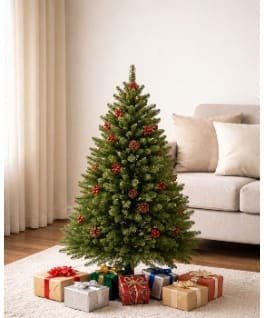 7790780141484 150M ARBOL NAVIDAD C/FRUTOS 378RAMAS